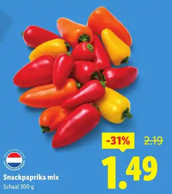 Lidl Snackpaprika mix aanbieding