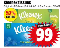 Dirk Kleenex tissues aanbieding