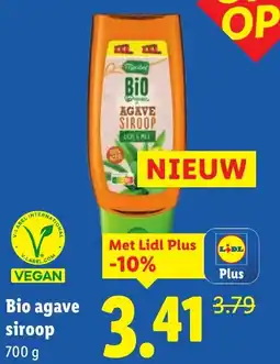 Lidl Bio agave siroop aanbieding