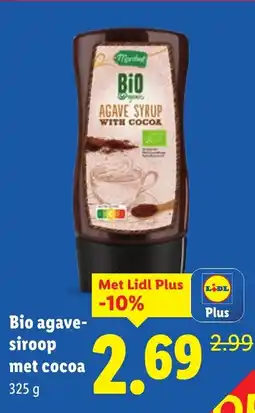 Lidl Bio agave siroop met cocoa aanbieding