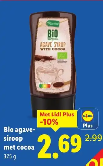Lidl Bio agave siroop met cocoa aanbieding