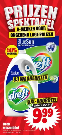 Dirk Dreft wasmiddel aanbieding