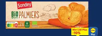 Lidl Bio palmiers aanbieding