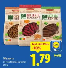 Lidl Bio pasta aanbieding