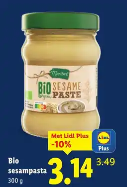 Lidl Bio sesampasta aanbieding