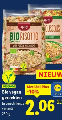 Lidl Bio vegan gerechten aanbieding