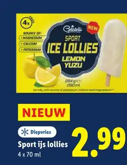 Lidl Sport ijs lollies aanbieding