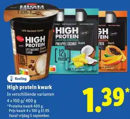 Lidl High protein kwark aanbieding