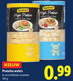Lidl Proteïne wafels aanbieding
