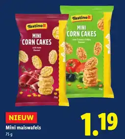 Lidl Mini maiswafels aanbieding