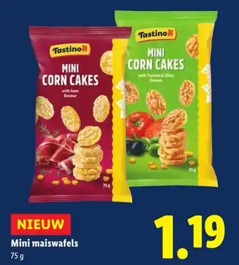 Lidl Mini maiswafels aanbieding