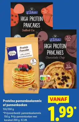Lidl Proteïne pannenkoekenmix of pannenkoeken aanbieding
