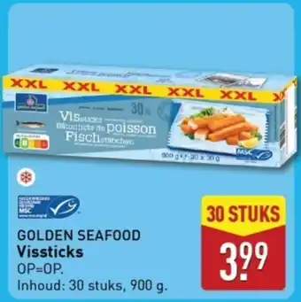 ALDI Golden seafood Vissticks aanbieding