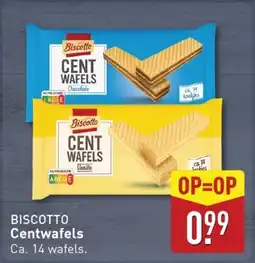 ALDI BISCOTTO Centwafels aanbieding