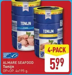 ALDI Almare seafood Tonijn aanbieding