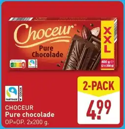 ALDI Choceur Pure chocolade aanbieding