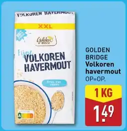 ALDI GOLDEN BRIDGE Volkoren havermout aanbieding