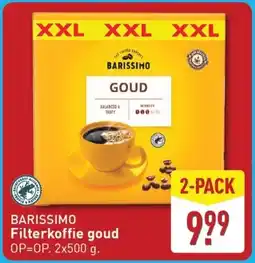 ALDI BARISSIMO Filterkoffie goud aanbieding