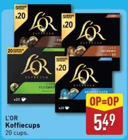 ALDI L'OR Koffiecups aanbieding
