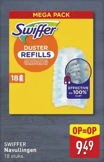 ALDI SWIFFER Navullingen aanbieding