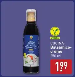 ALDI CUCINA Balsamico crème aanbieding