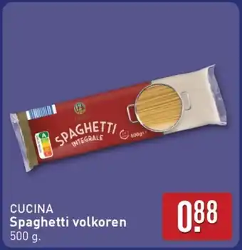 ALDI Cucina Spaghetti volkoren aanbieding