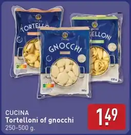 ALDI Cucina Tortelloni of gnocchi aanbieding