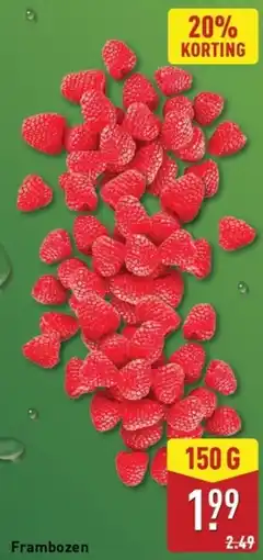 ALDI Frambozen aanbieding