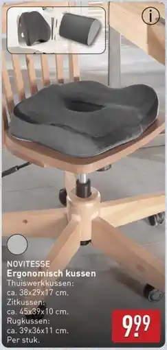 ALDI Novitesse Ergonomisch kussen aanbieding