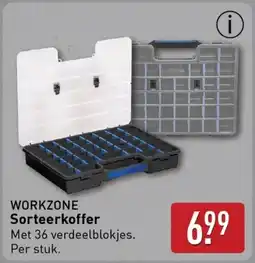 ALDI Workzone Sorteerkoffer aanbieding