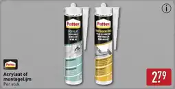 ALDI Acrylaat of montagelijm aanbieding