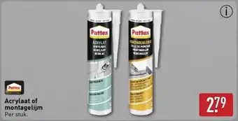 ALDI Acrylaat of montagelijm aanbieding