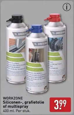 ALDI WORKZONE Siliconen, grafietolie of multispray aanbieding
