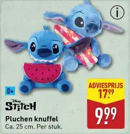 ALDI Pluchen knuffel aanbieding