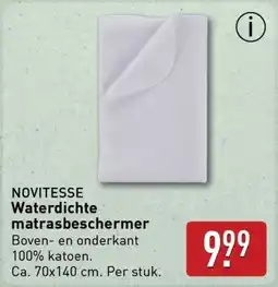 ALDI Novitesse Waterdichte matrasbeschermer aanbieding