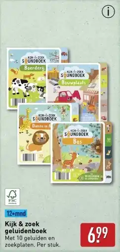 ALDI Kijk & zoek geluidenboek aanbieding