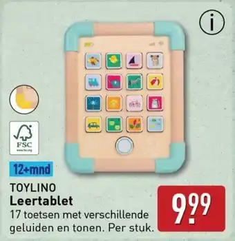 ALDI TOYLINO Leertablet aanbieding