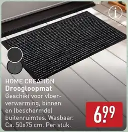 ALDI HOME CREATION Droogloopmat aanbieding