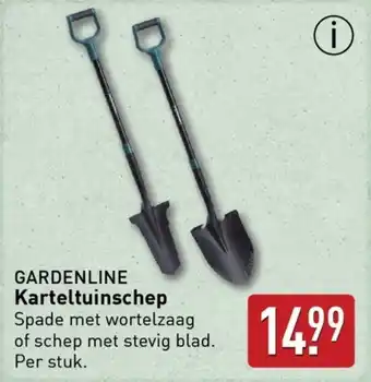 ALDI GARDENLINE Karteltuinschep aanbieding