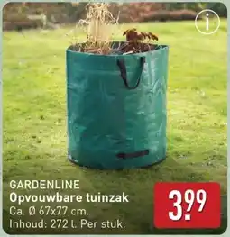 ALDI GARDENLINE Opvouwbare tuinzak aanbieding