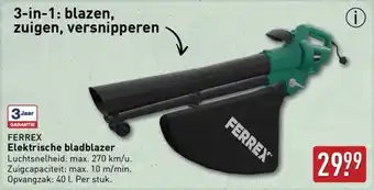 ALDI FERREX Elektrische bladblazer aanbieding
