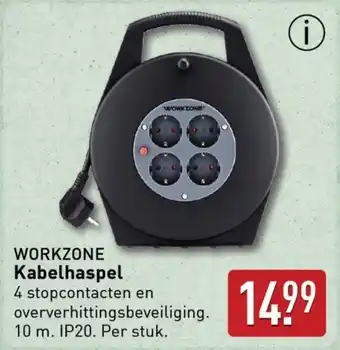 ALDI WORKZONE Kabelhaspel aanbieding