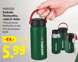 Lidl PARKSIDE Parkside Thermosfles, mok of beker aanbieding