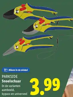 Lidl PARKSIDE Snoeischaar aanbieding