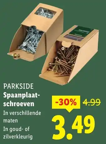 Lidl PARKSIDE Spaanplaatschroeven aanbieding