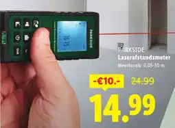 Lidl PARKSIDE Laserafstandsmeter aanbieding