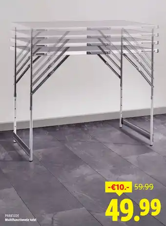 Lidl PARKSIDE Multifunctionele tafel aanbieding