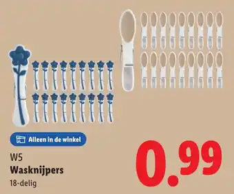Lidl W5 Wasknijpers aanbieding