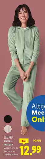 Lidl ESMARA Dames huispak aanbieding