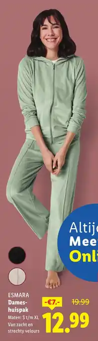 Lidl ESMARA Dames huispak aanbieding